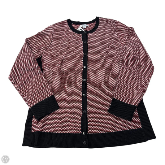 Cardigan By Croft And Barrow In Red, Size: M