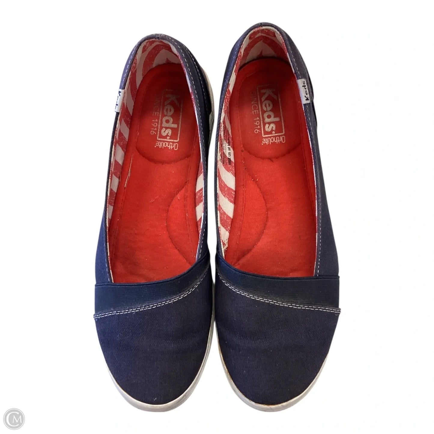 Shoes Flats By Keds In Navy, Size: 8.5