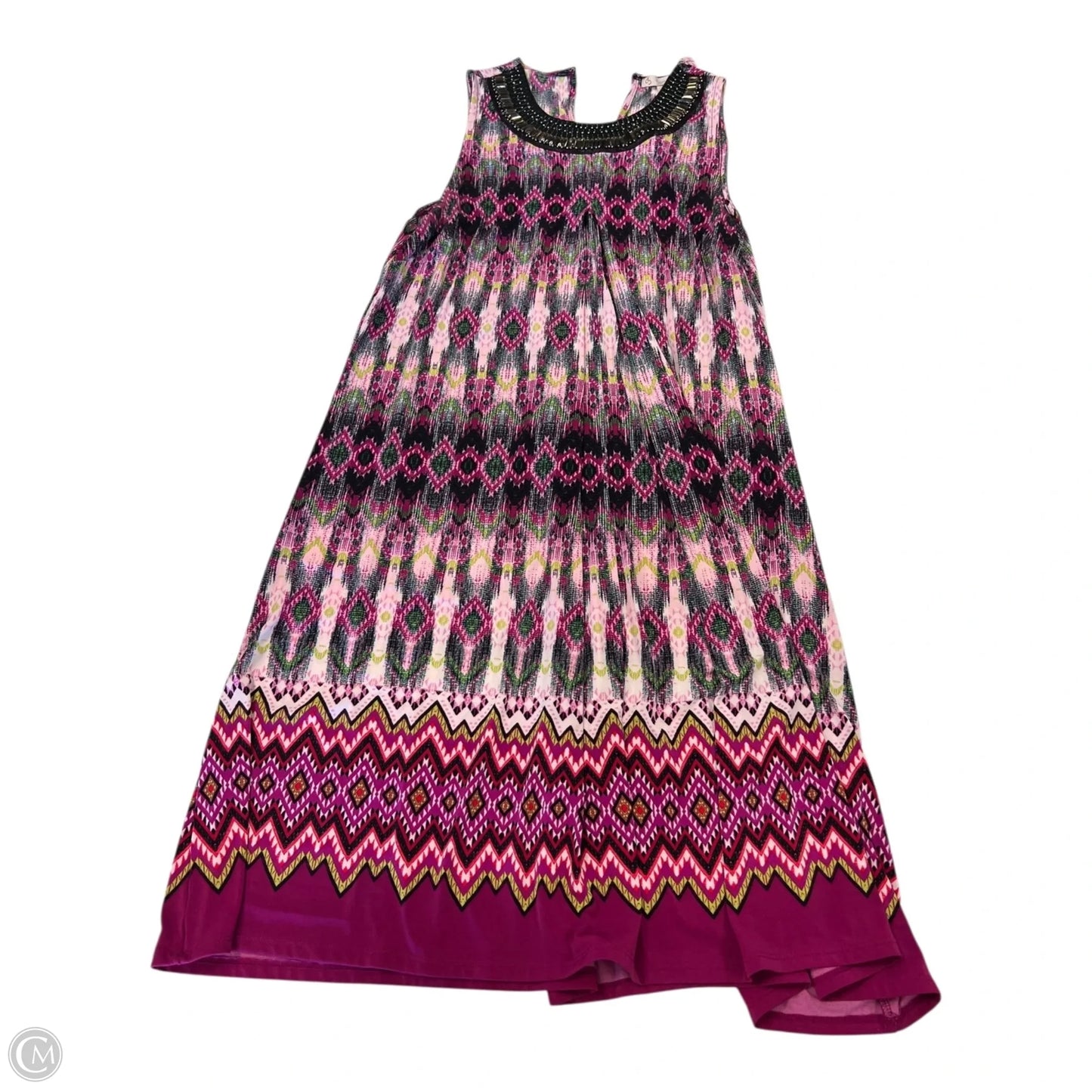 Dress Casual Short By Cb Studio In Pink, Size: Xl