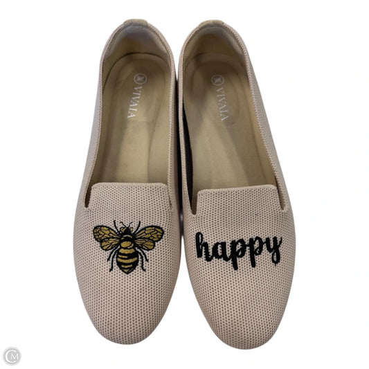 Shoes Flats By Vivaia In Cream, Size: 6.5