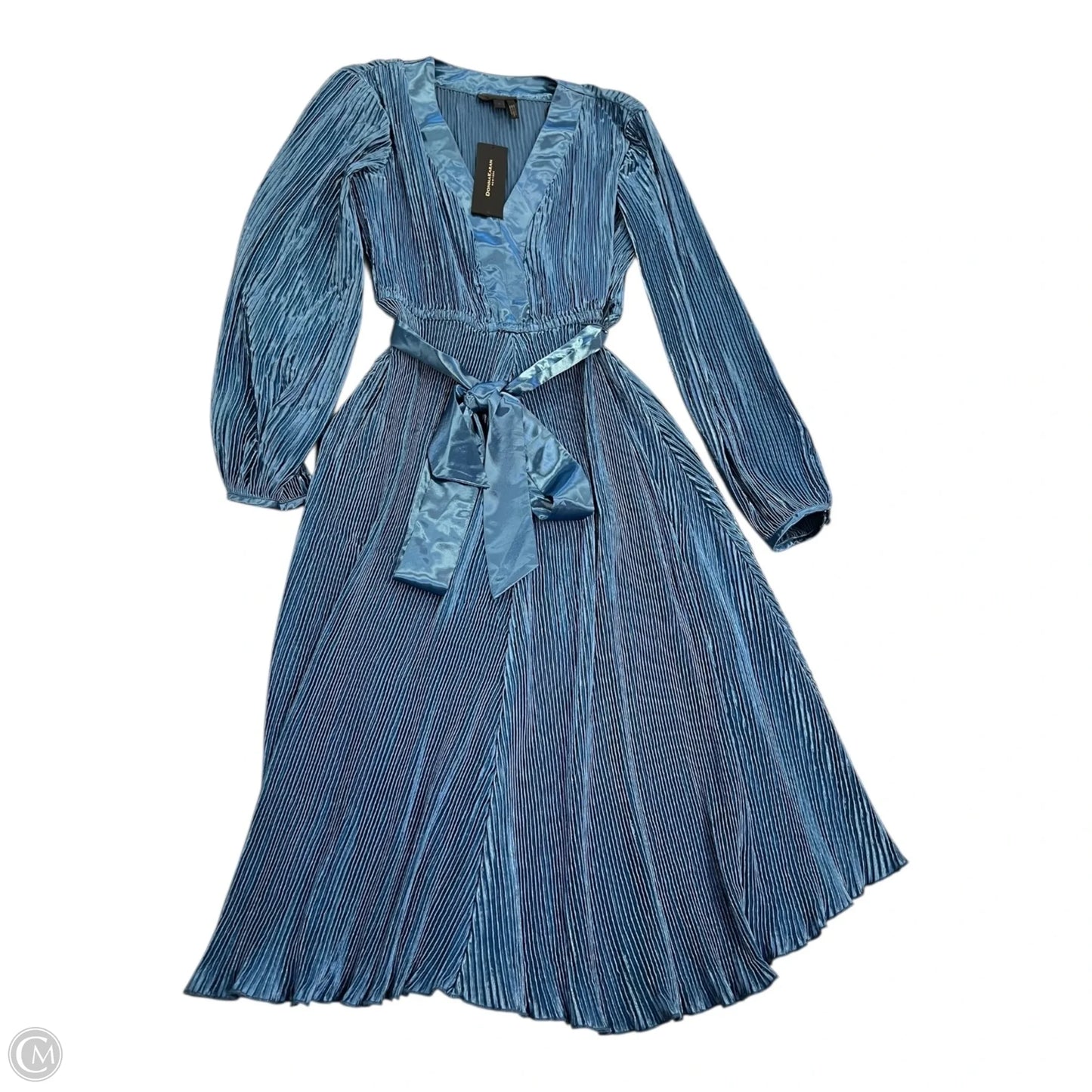 Dress Party Short By Donna Karan In Blue, Size: 6