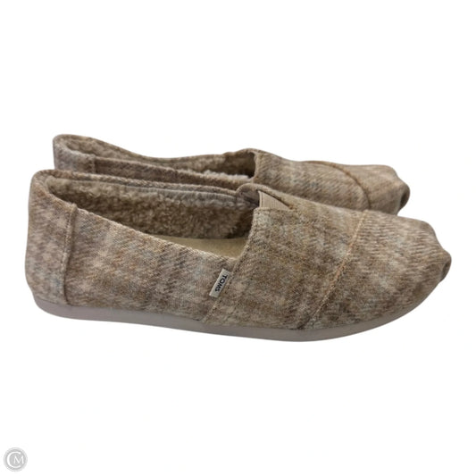 Shoes Flats By Toms In Tan, Size: 5
