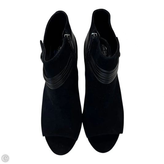 Boots Ankle Heels By Vince Camuto In Black, Size: 7.5