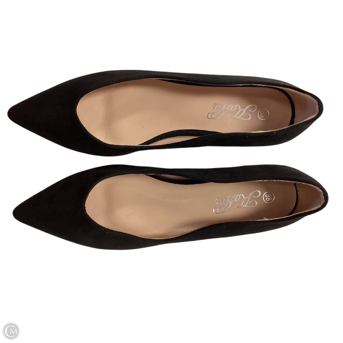 Shoes Heels Kitten By Clothes Mentor In Black, Size: 7.5