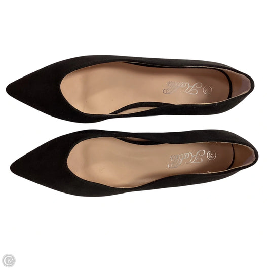 Shoes Heels Kitten By Clothes Mentor In Black, Size: 7.5