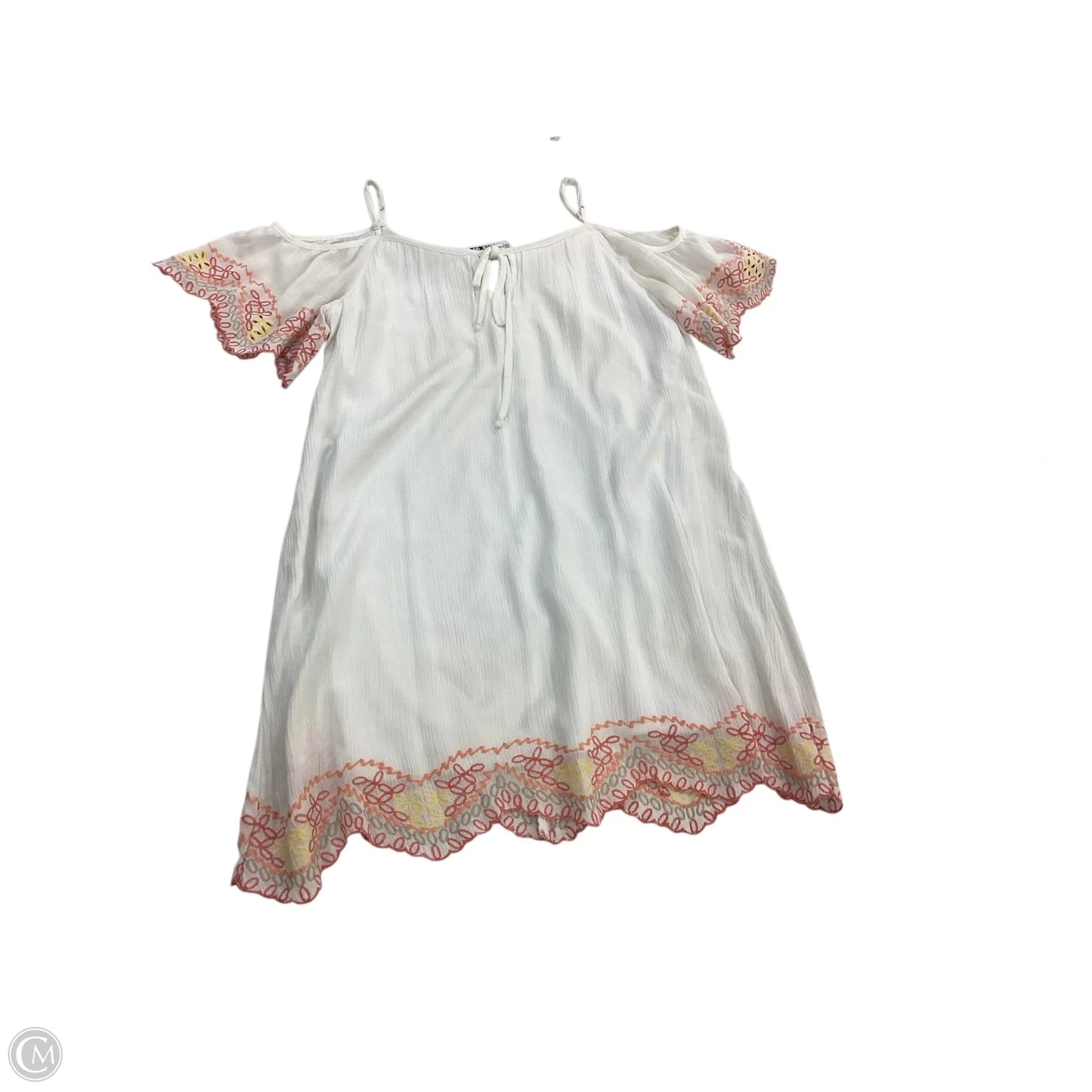 Dress Casual Short By Clothes Mentor In White, Size: M