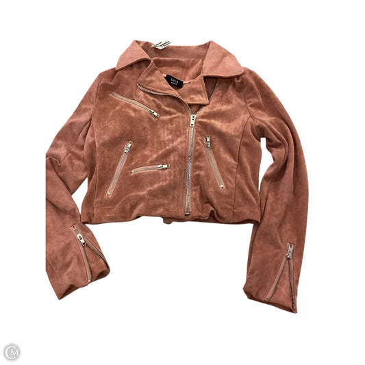 Jacket Faux Fur & Sherpa By Vici In Pink, Size: M