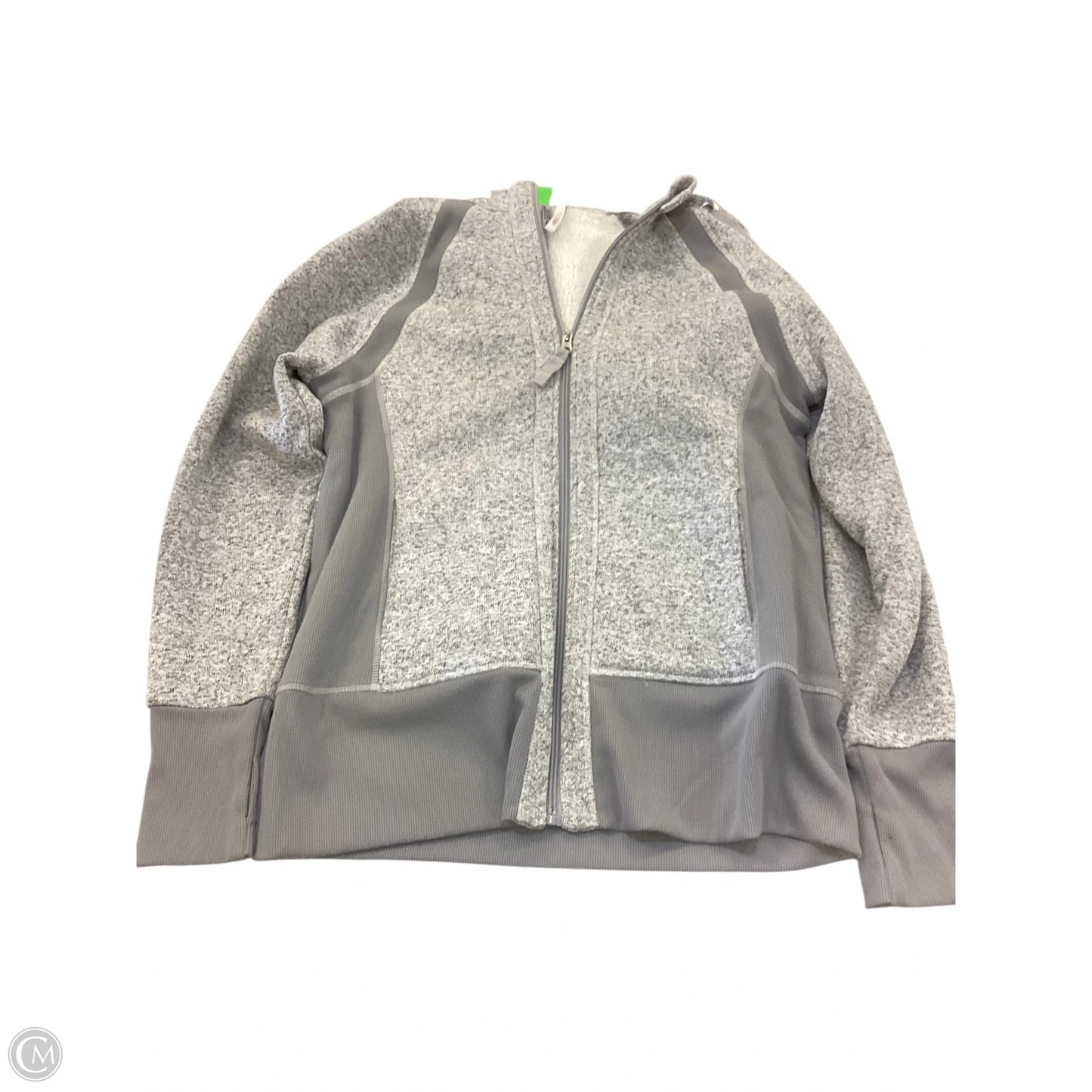 Jacket Fleece By Ideology In Grey, Size: L