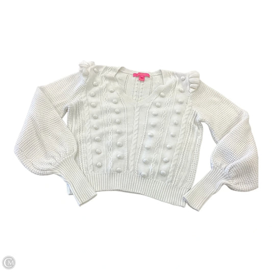Sweater Designer By Lilly Pulitzer In White, Size: S