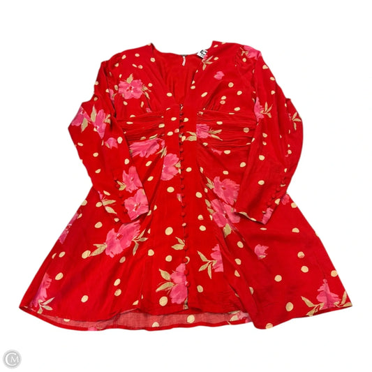 Dress Casual Short By Free People In Red, Size: M