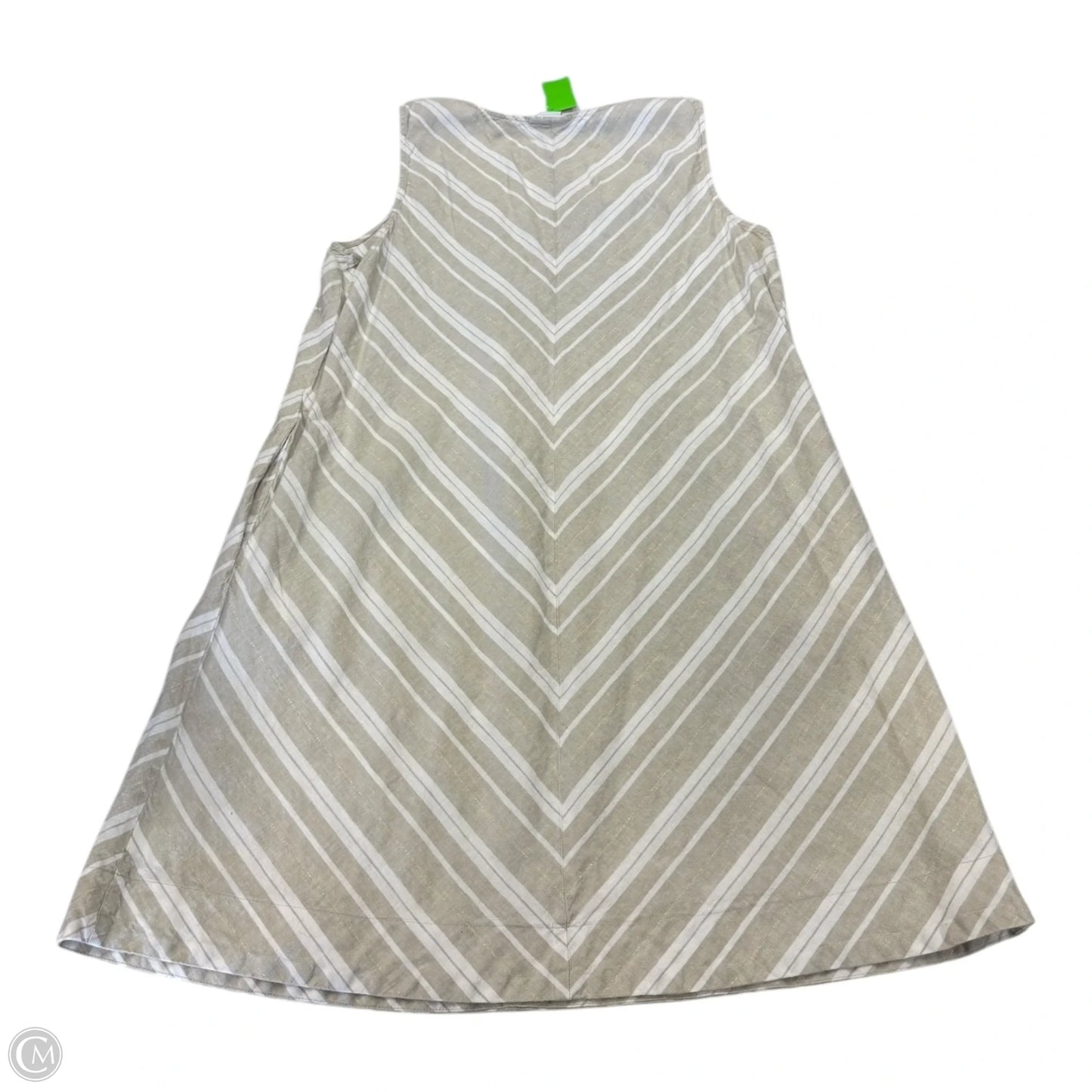 Dress Casual Short By Liz Claiborne In Tan & White, Size: L