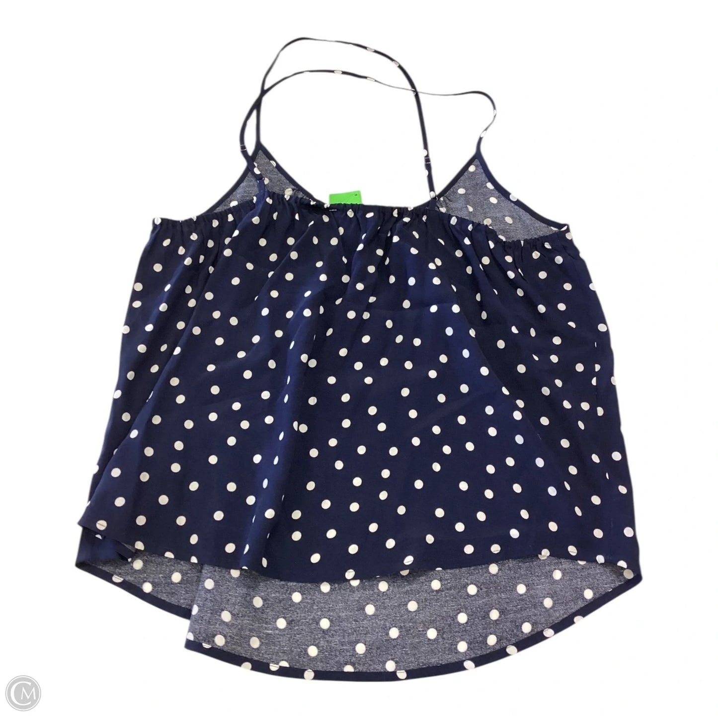 Top Sleeveless By Clothes Mentor In Polkadot Pattern, Size: L