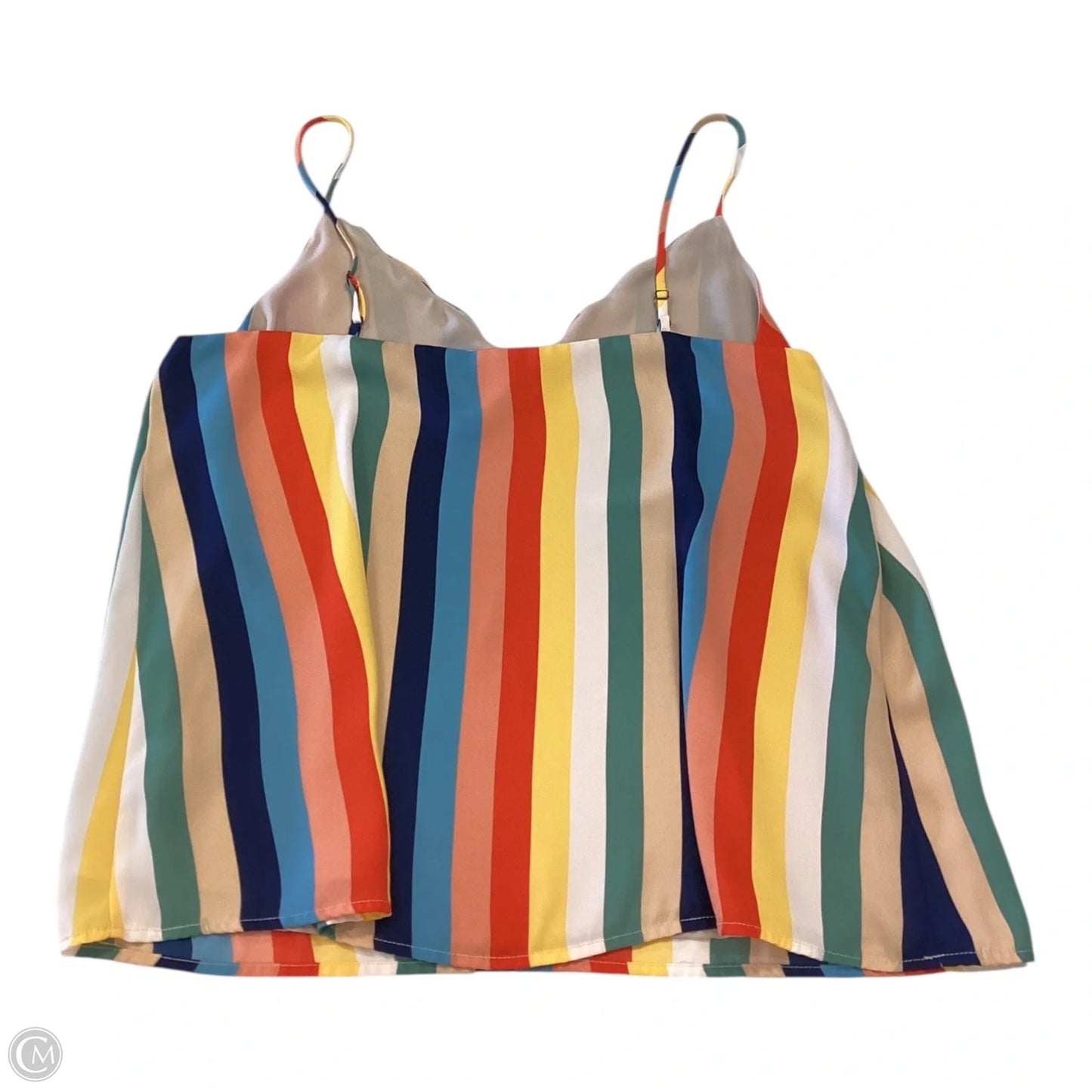 Top Sleeveless By Socialite In Striped Pattern, Size: Xl