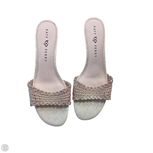 Sandals Heels Kitten By Katy Perry In Pink, Size: 11