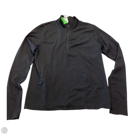 Top Long Sleeve By Fabletics In Black, Size: L