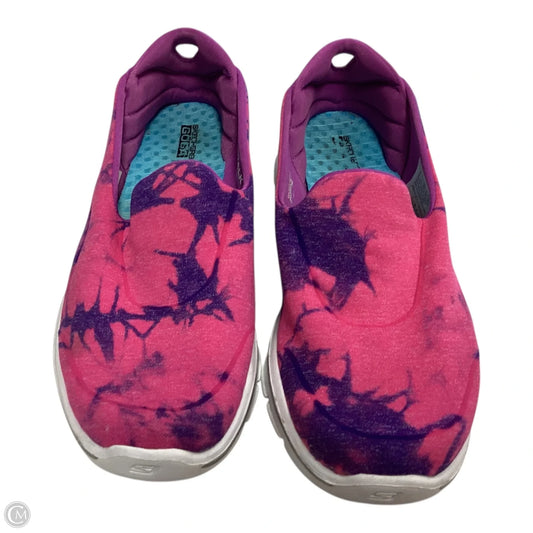 Shoes Athletic By Skechers In Pink & Purple, Size: 6