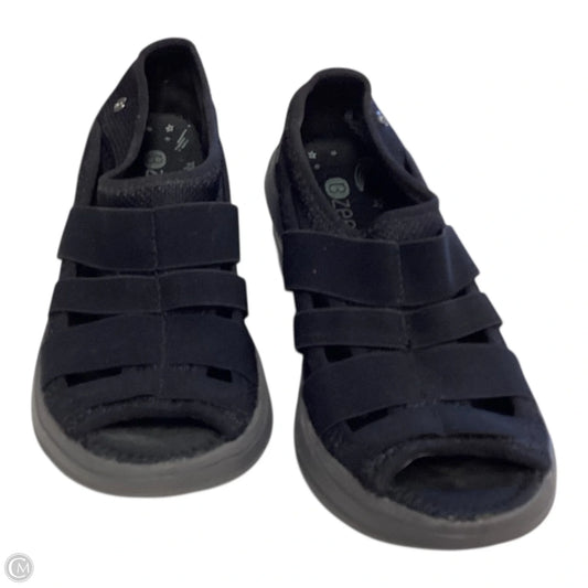 Shoes Heels Wedge By Bzees In Black, Size: 6
