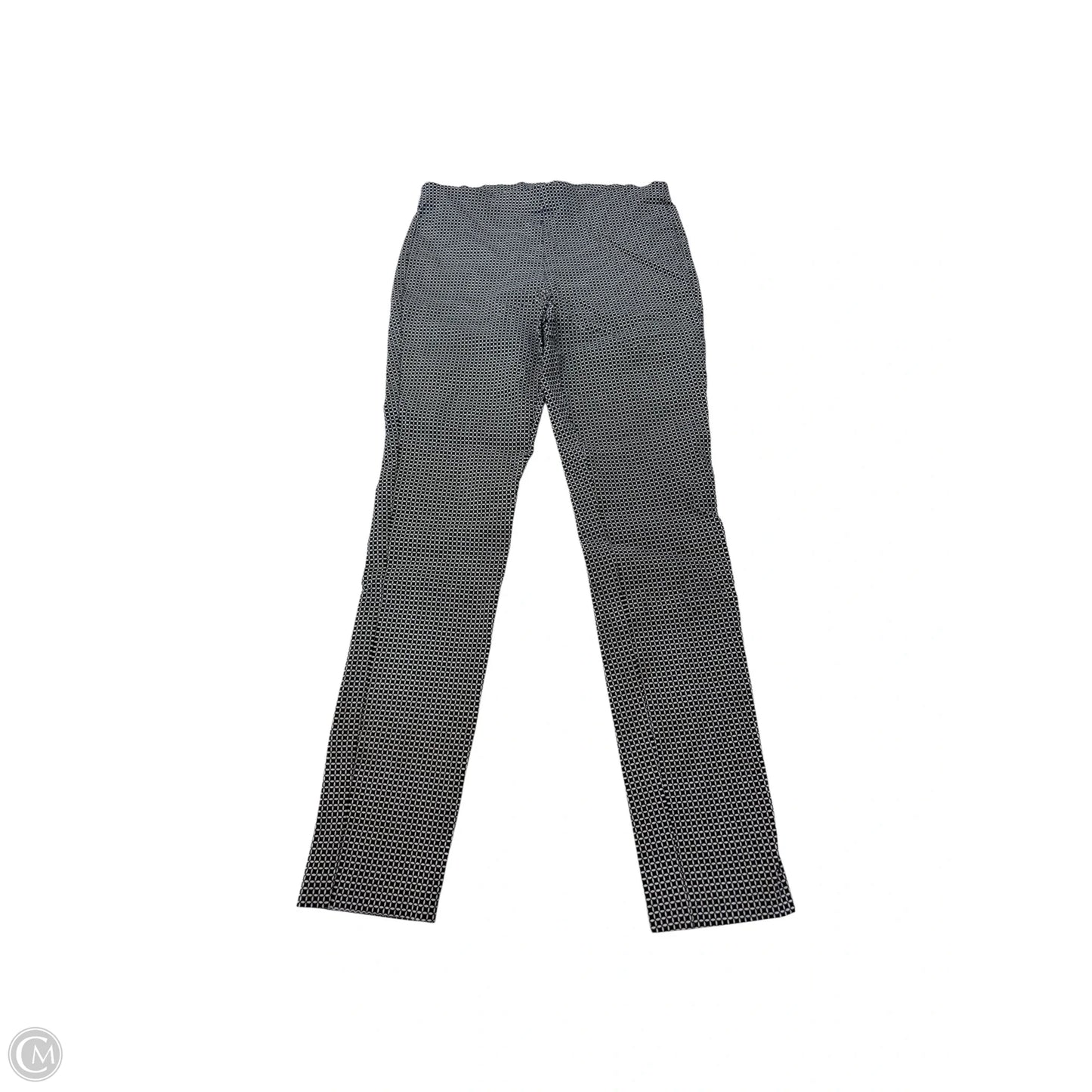 Pants Designer By Michael Kors In Black & White, Size: L