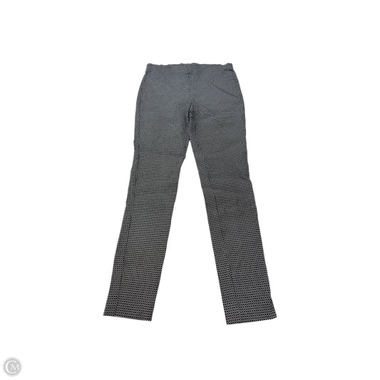 Pants Designer By Michael Kors In Black & White, Size: L