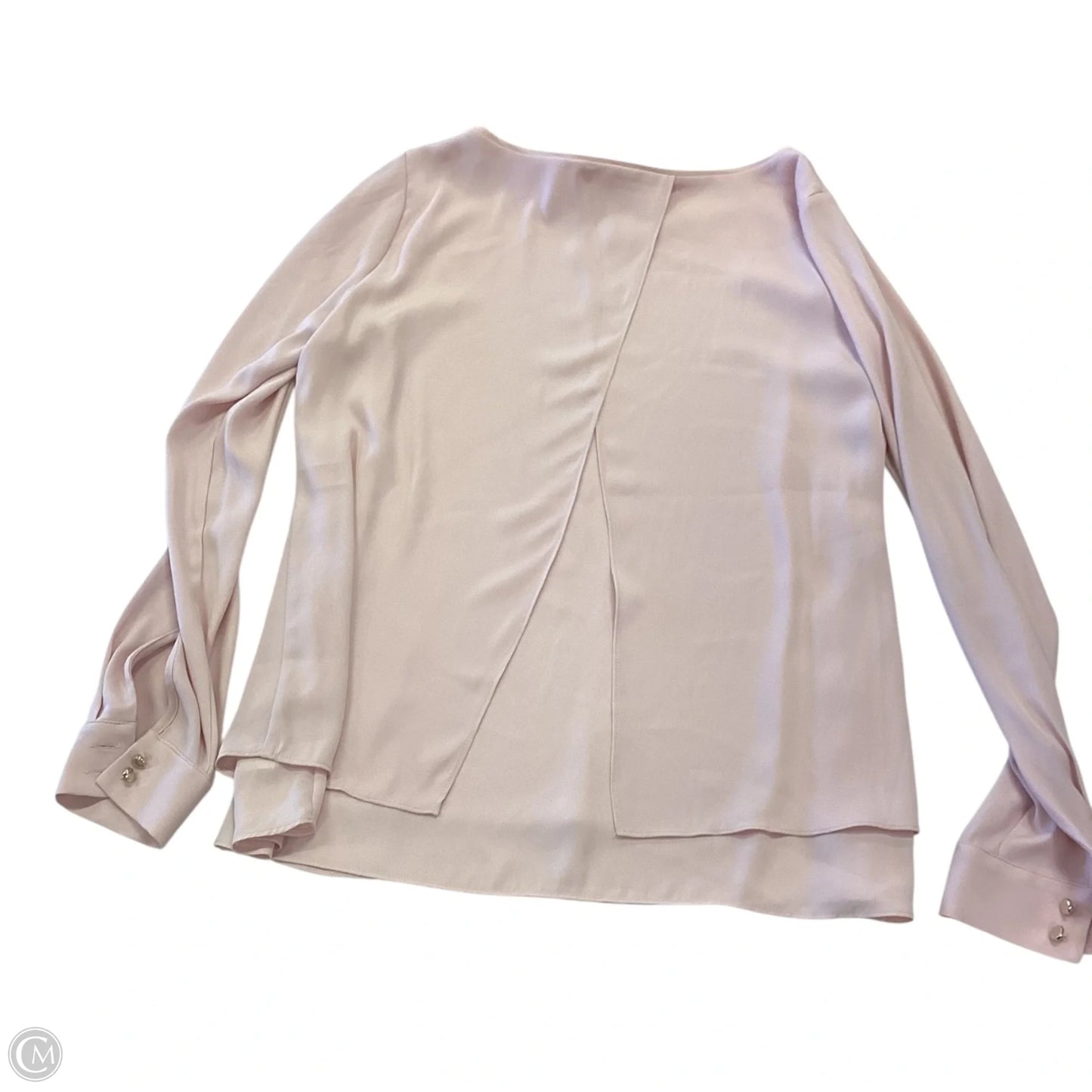 Blouse Long Sleeve By White House Black Market In Pink, Size: 4