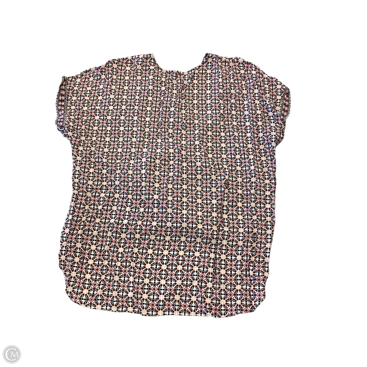Top Short Sleeve By Max Studio In Red, Size: L