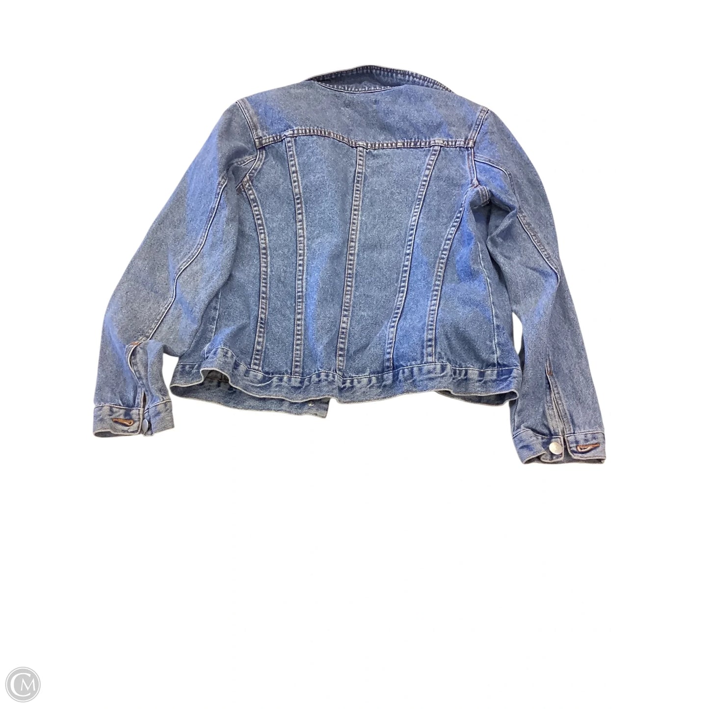 Jacket Denim By Clothes Mentor In Blue, Size: M