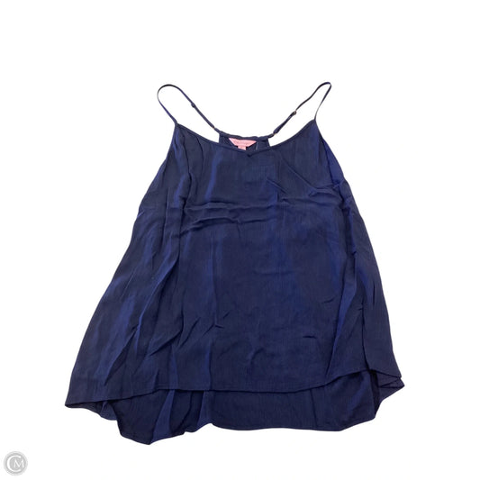 Top Sleeveless Designer By Lilly Pulitzer In Navy, Size: Xl