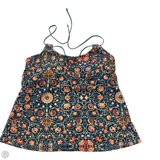 Swimsuit Top By Clothes Mentor In Floral Print, Size: Xl