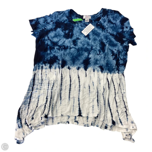 Top Short Sleeve By Clothes Mentor In Tie Dye Print, Size: 3x