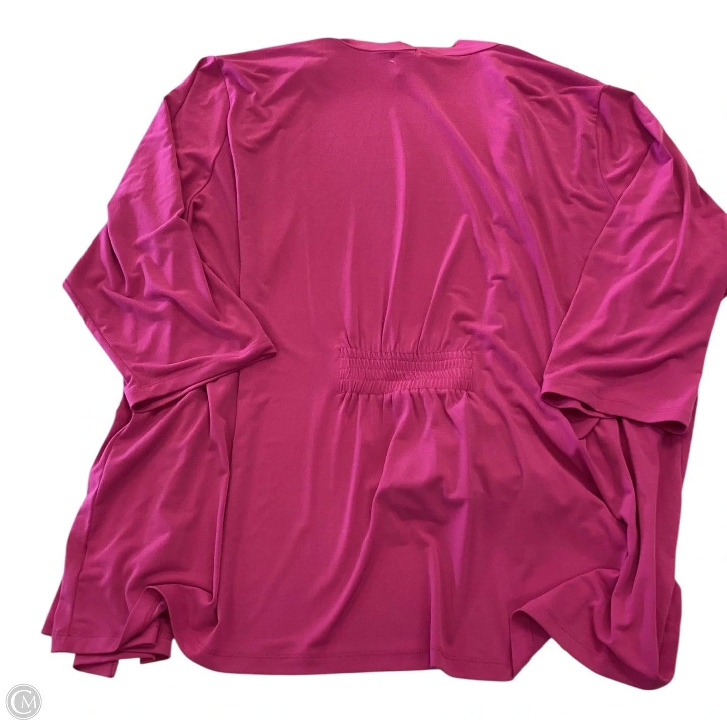 Cardigan By Susan Graver In Pink, Size: 3x