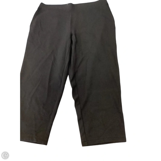 Capris By J. Jill In Black, Size: Xl