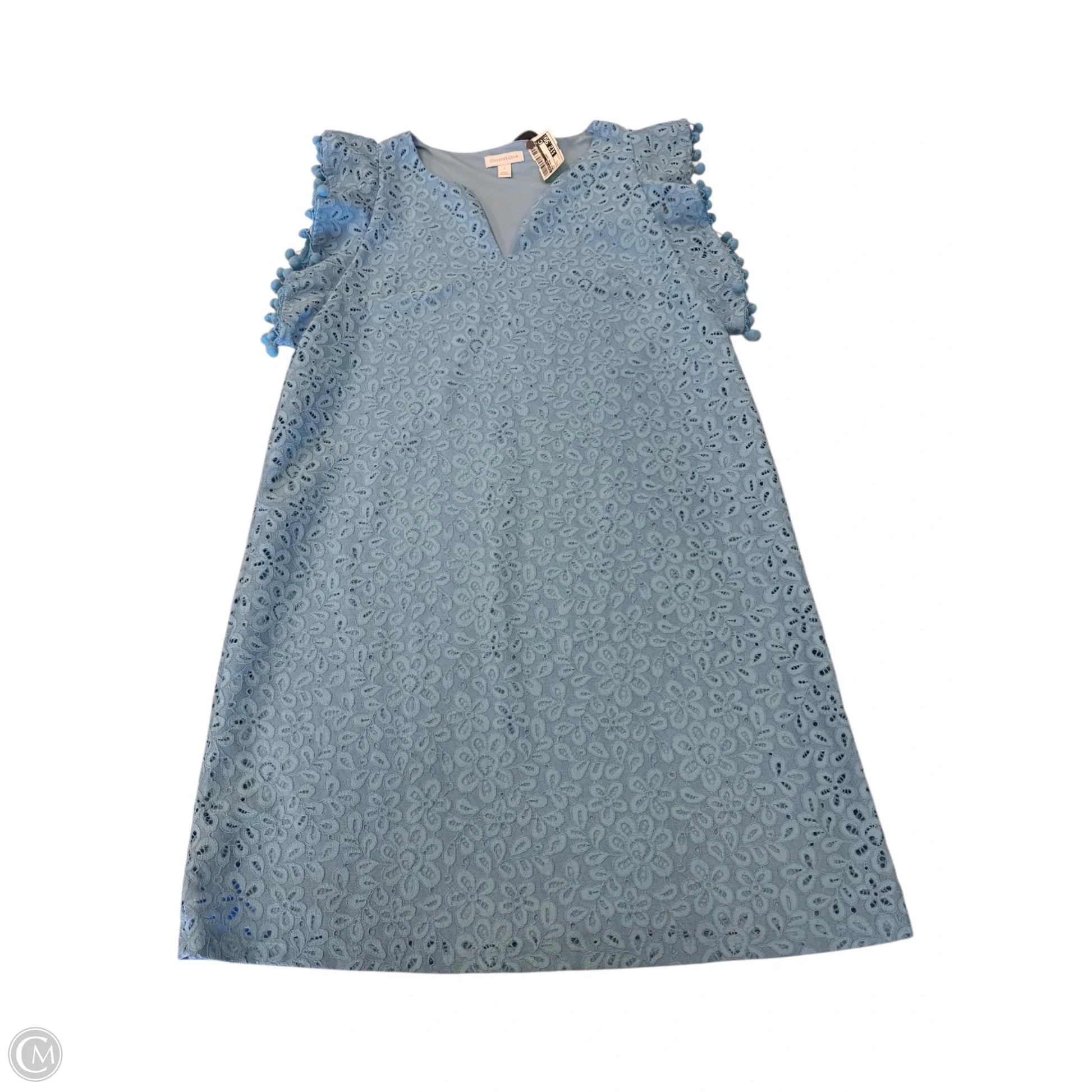 charter club dress Charter Club Women's 100% Linen Embroidered-Hem Sleeveless Dress, Macy's Exclusive