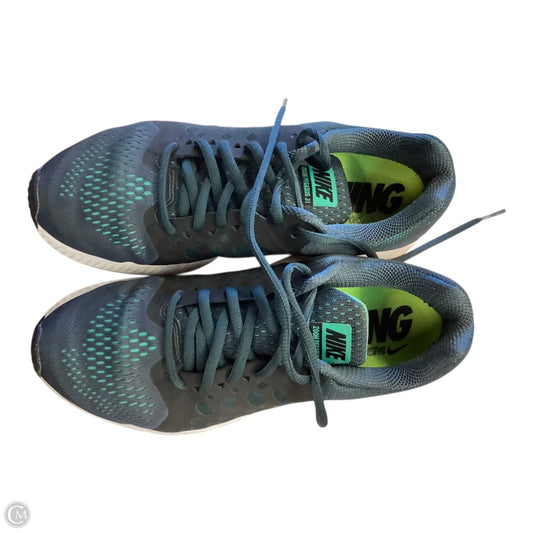 Shoes Athletic By Nike In Green, Size: 7.5