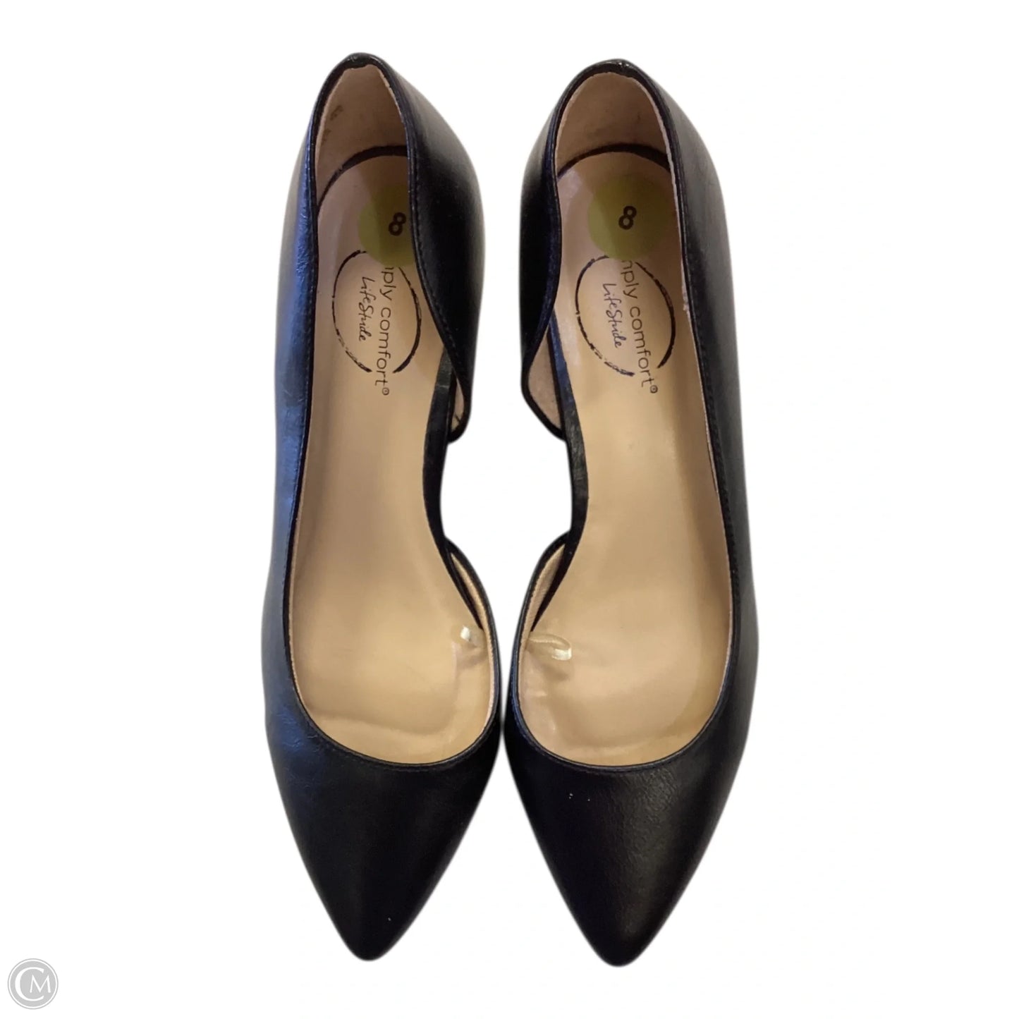 Shoes Heels Kitten By Life Stride In Black, Size: 8