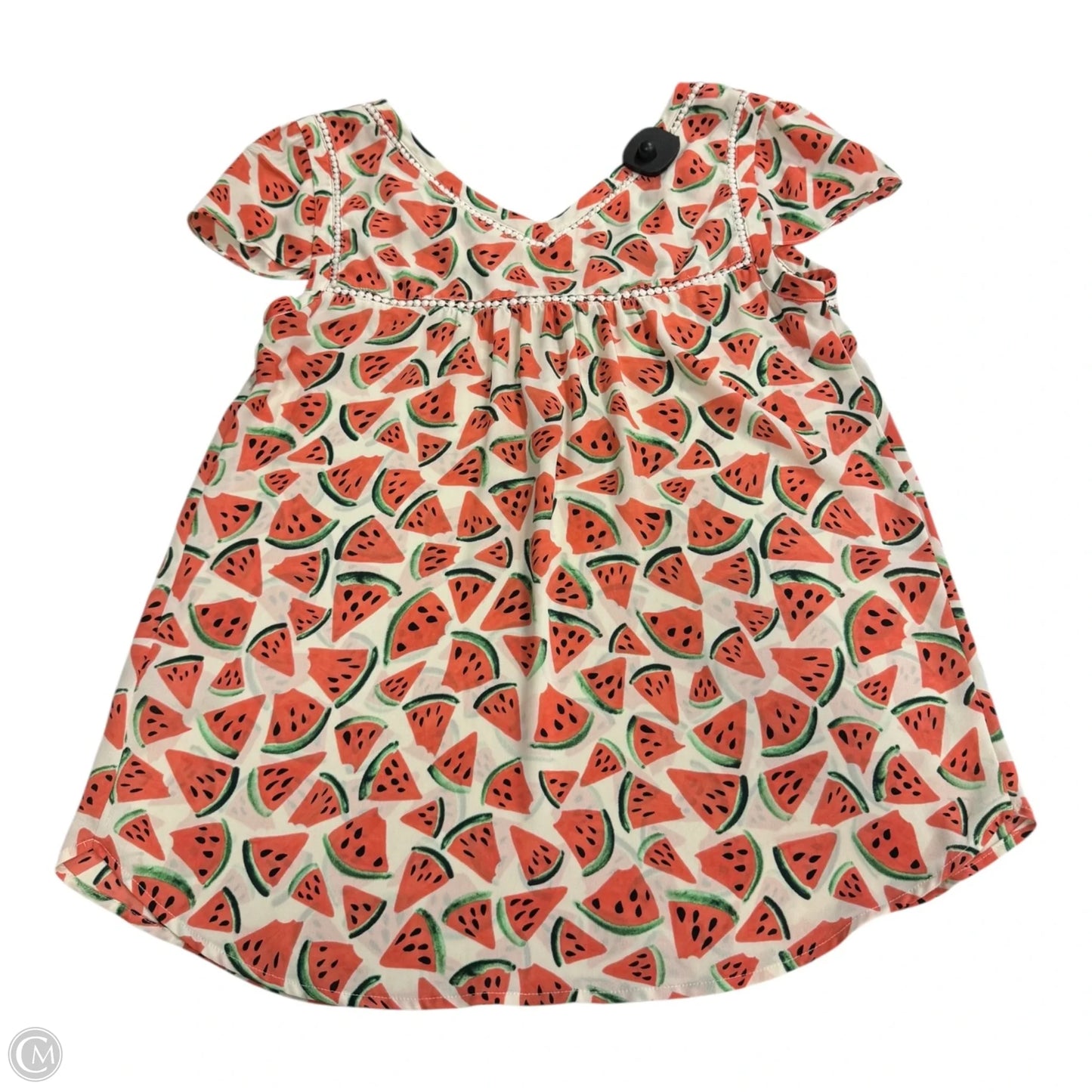 Blouse Sleeveless By Maeve In Orange, Size: 8
