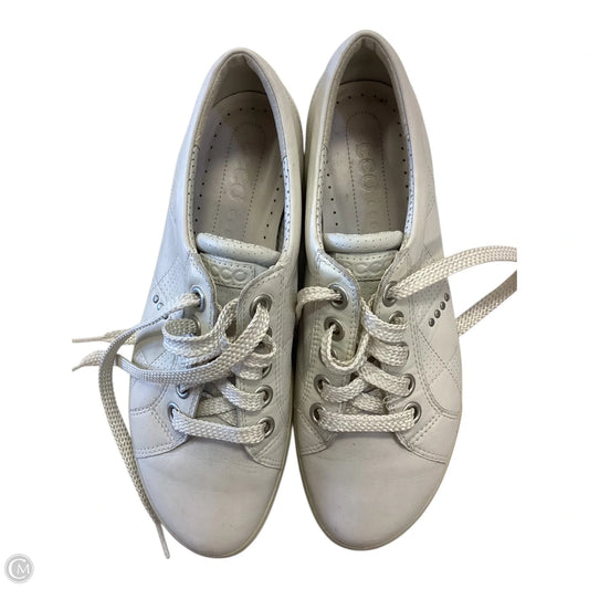 Shoes Flats By Ecco In White, Size: 6.5
