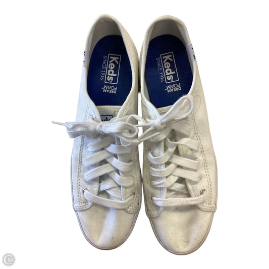 Shoes Athletic By Keds In White, Size: 7.5