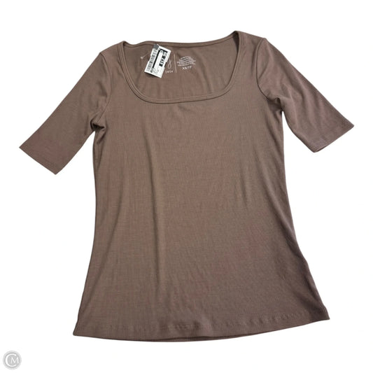 Top Short Sleeve By Joie In Brown, Size: Xs