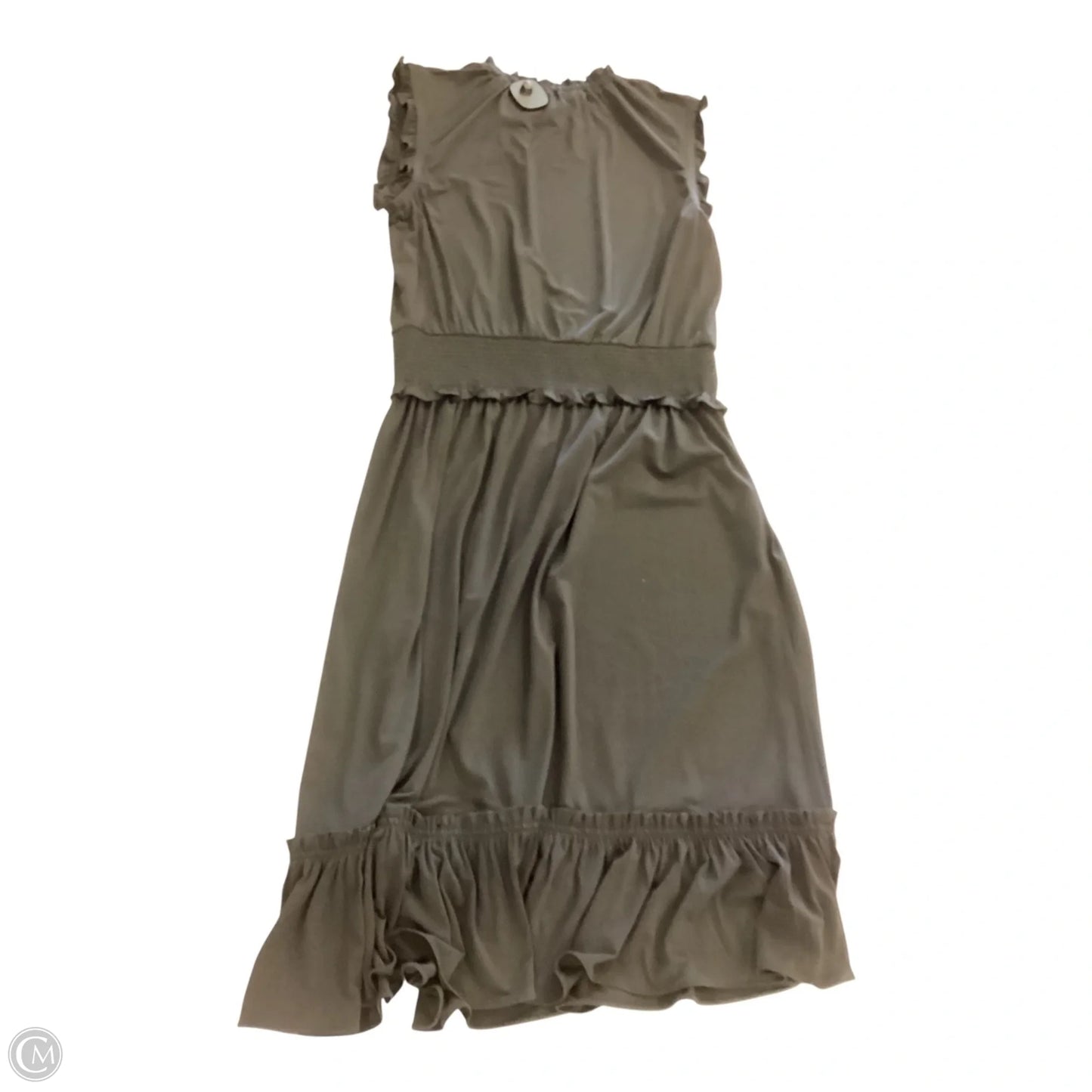 Dress Casual Midi By Michael By Michael Kors In Black, Size: L