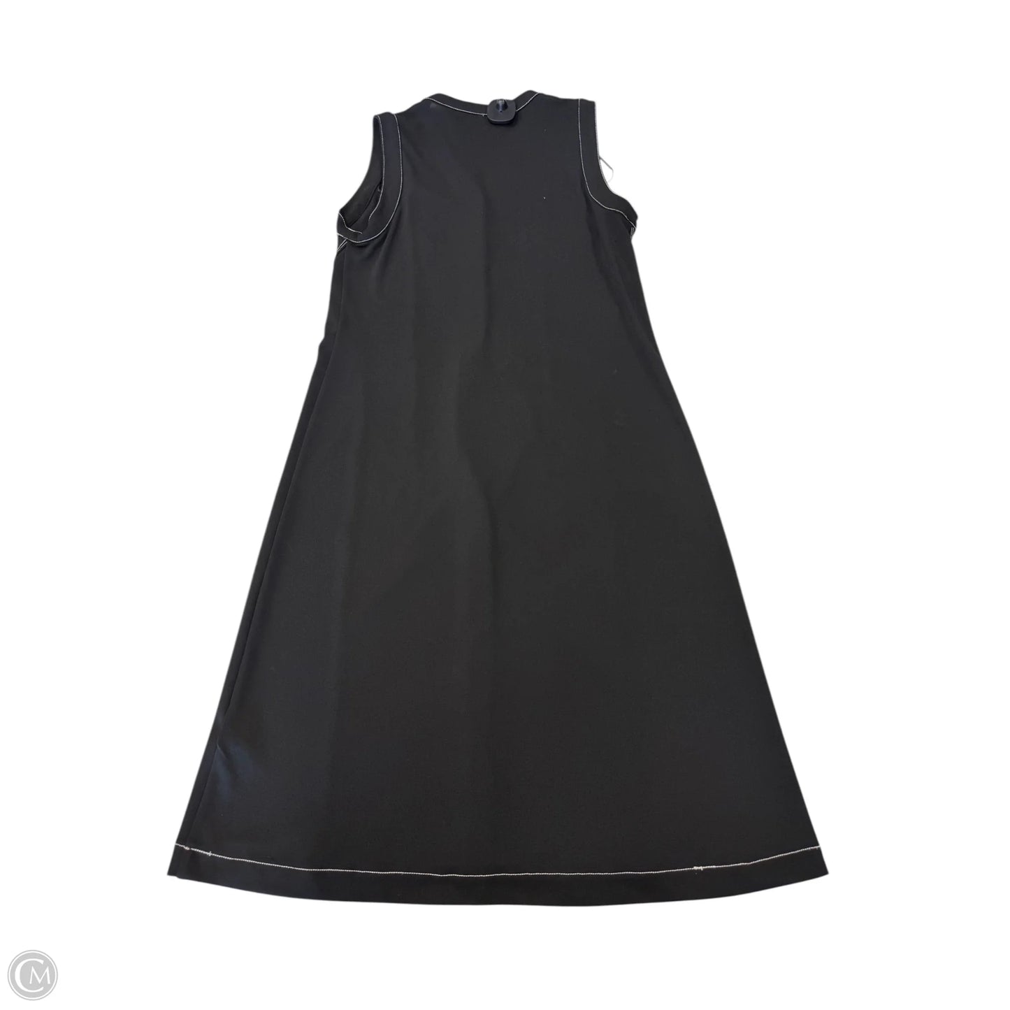 Dress Casual Midi By Donna Karan In Black, Size: S
