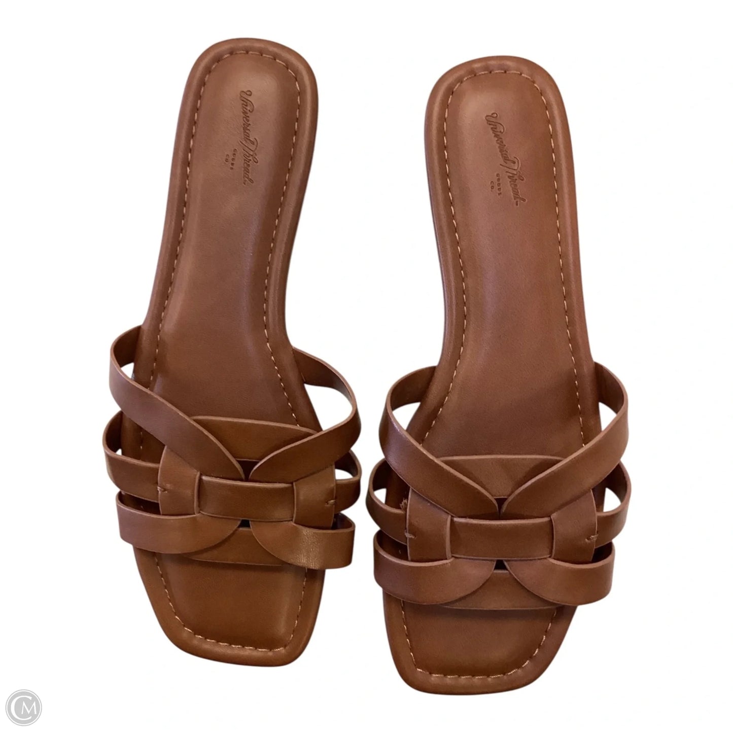 Shoes Flats By Universal Thread In Brown, Size: 9