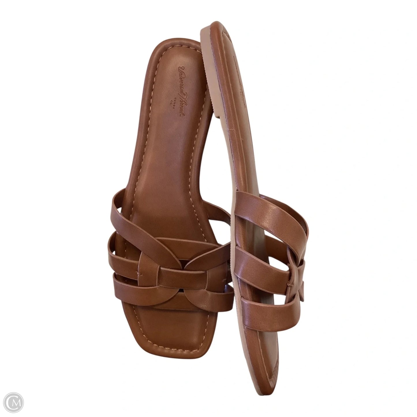 Shoes Flats By Universal Thread In Brown, Size: 9