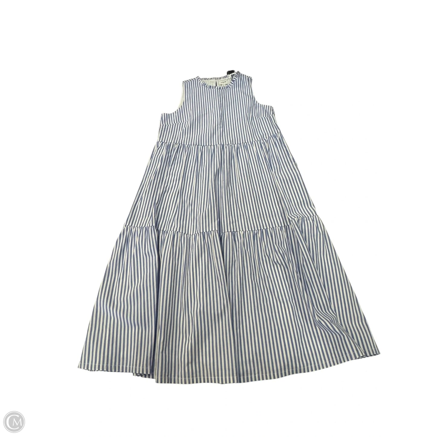 Dress Casual Maxi By J. Crew In Striped Pattern, Size: 8