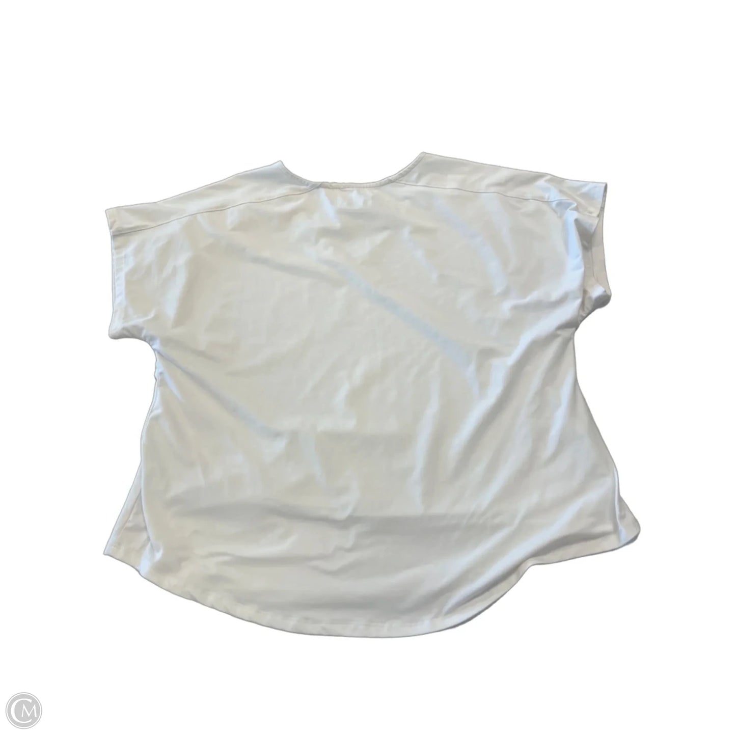 Top Short Sleeve By Tranquility In White, Size: Xl