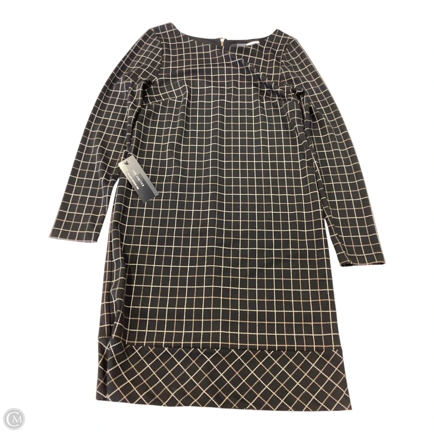 Dress Casual Short By Limited In Black & Gold, Size: S