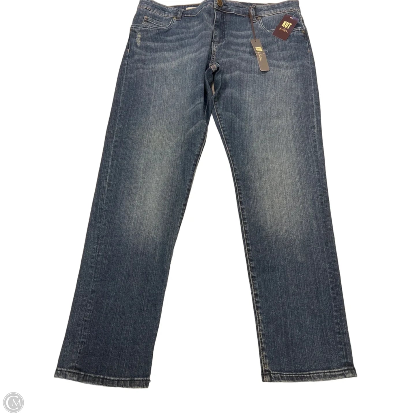 Jeans Boyfriend By Kut In Blue, Size: 16
