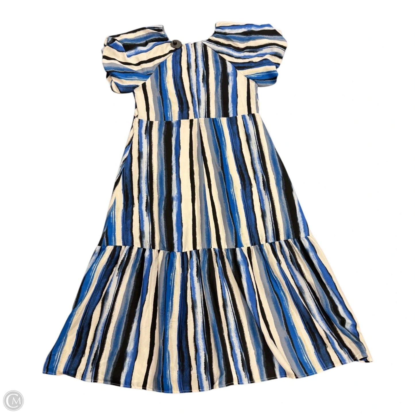 Dress Casual Maxi By Nine West In Striped Pattern, Size: Xxl