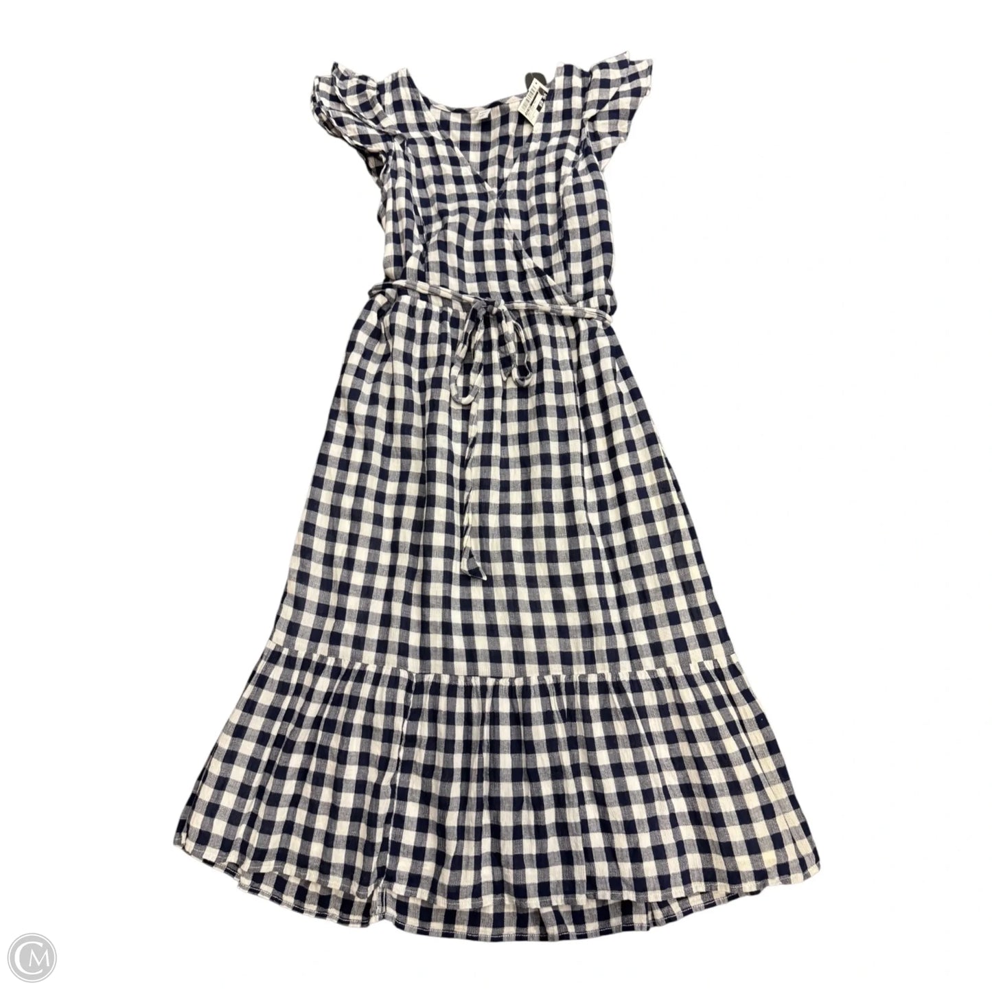 Dress Casual Maxi By Old Navy In Blue & White, Size: M