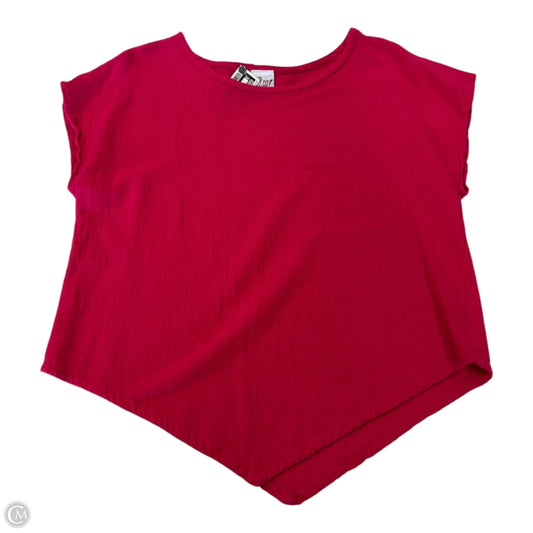 Top Short Sleeve By Oh My Gauze In Pink, Size: Xs