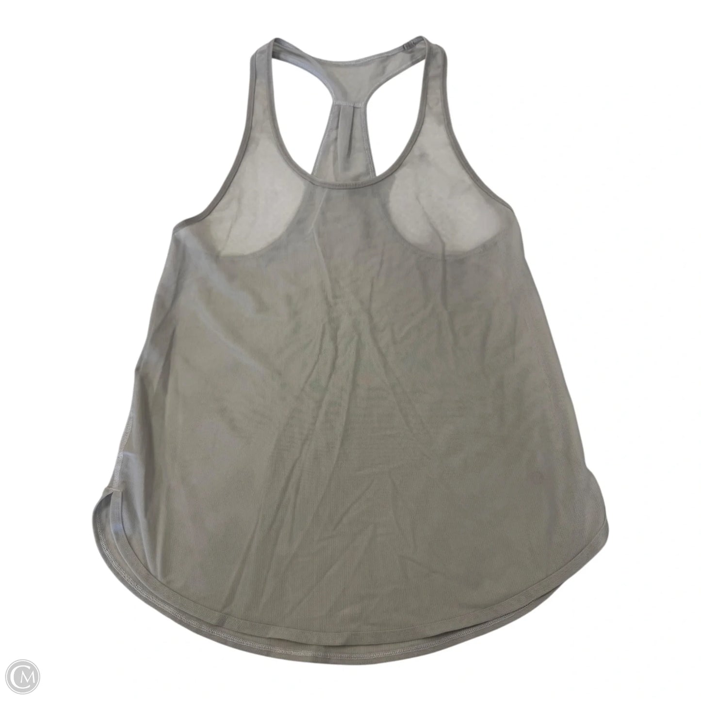 Athletic Tank Top By Lululemon In Grey, Size: M